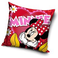 CARBOTEX povlak na polštářek Minnie Big Heart 40×40 cm  - Povlak na polštář