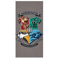 CARBOTEX Harry Potter Hogwarts Emblem Children's Bath Towel 70×140cm - Children's Bath Towel