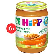 HiPP Organic Carrots with Lentils 6× 190g - Baby Food