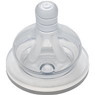 NIP Round Bottle Teat with Wide Mouth, Flow S, 2 pcs - Teat