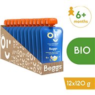 Beggs Organic Smoothie with fruit, yoghurt and oatmeal 12×120 g - Meal Pocket