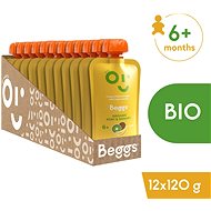 Beggs Organic Kiwi and banana 12×120 g - Meal Pocket
