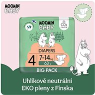 Moomin Baby 4 Maxi 7-14 kg (63 pcs) - Disposable Nappies