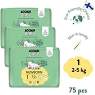 Moomin Baby 1 Newborn 2-5 kg (75 pcs) - Disposable Nappies