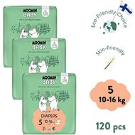 Moomin Baby 5 Maxi 10-16 kg (120 pcs) - Disposable Nappies