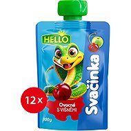 HELLO fruit snack with cherries 12×100 g - Meal Pocket