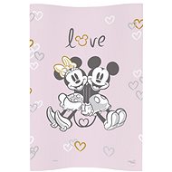 CEBA BABY Soft Changing Pad Cosy 50 × 70cm, Disney Minnie & Mickey Pink - Changing Pad