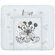 CEBA BABY puha pelenkázó alátét komódra 85 × 72 cm, Disney Minnie & Mickey Grey - Pelenkázó alátét