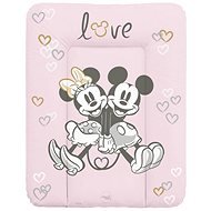 CEBA BABY puha pelenkázó alátét komódra 50 × 70 cm, Disney Minnie & Mickey Pink - Pelenkázó alátét