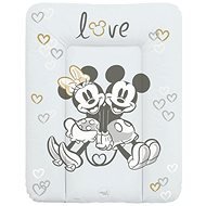CEBA BABY Soft Changing Pad for Commode 50 × 70cm, Disney Minnie & Mickey Grey - Changing Pad