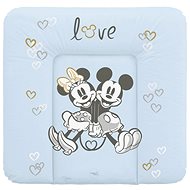 CEBA BABY Soft Changing Pad for Commode 75 × 72cm, Disney Minnie & Mickey Blue - Changing Pad