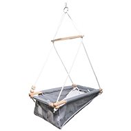 INCABABY houpačka dětská Babyswing Grey Stars FW, 0 m+ - Houpačka