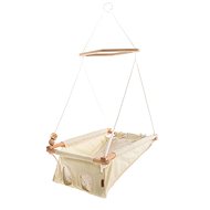INCABABY houpačka dětská Babyswing Beige Stars FW, 0 m+ - Houpačka