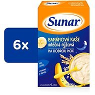 Sunar milk porridge for good night banana rice 6 × 225 g - Milk Porridge