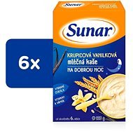 Sunar milk porridge for good night semolina vanilla 6 × 225 g - Milk Porridge