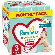 PAMPERS Premium Care Pants, 3 (144 db) - Bugyipelenka