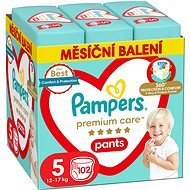 PAMPERS Premium Care Pants Vel.  5 (102 pcs) - Nappies