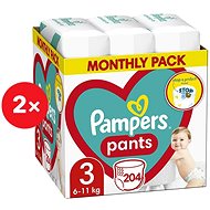 PAMPERS Pants Size 3 (408 pcs) - Nappies