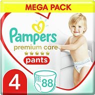 PAMPERS Premium Pants Mega Box veľ. 4 (4× 22 ks) - Plienkové nohavičky
