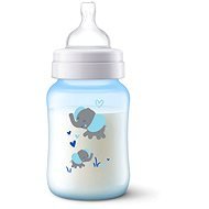 Philips AVENT Anti-colic Bottle 260ml - Blue Elephant - Baby Bottle