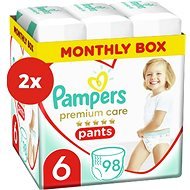 PAMPERS Premium Care Pants 6-os méret (196 db) - Bugyipelenka