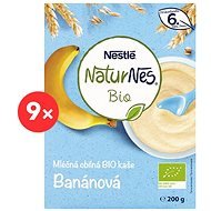NESTLÉ NaturNes BIO banánová mliečna kaša 9× 200 g - Mliečna kaša