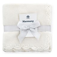 Petite&Mars Blanket Harmony Cute White 80×100 cm - Blanket