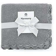 Petite&Mars Blanket Harmony Cute Grey 80×100 cm - Blanket
