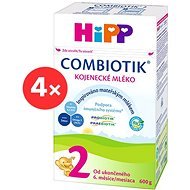HiPP 2 BIO Combiotik – 4× 600 g - Dojčenské mlieko