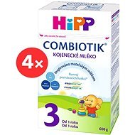 HiPP 3 Junior Combiotik - 4 × 600g - Dojčenské mlieko