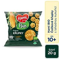 Hami Bio šošovicové chrumky s kukuricou 20 g, 10+ - Chrumky pre deti