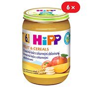 HiPP BIO Fruit slurry with whole grain cereals - 6 × 190 g - Baby Food