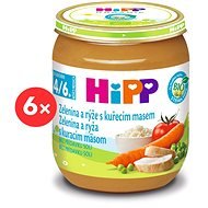 HiPP BIO Vegetables and Rice with Chicken Meat - 6 × 125g - Baby Food