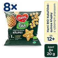 Hami Organic Quinoa Crisps with Pineapple 8×20g, 12+ - Crisps for Kids