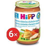 HiPP BIO Vegetables and Pasta with Chicken Meat - 6 × 220g - Baby Food