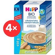 HiPP BIO Good night lotion with baby biscuits - 4 × 500 g - Milk Porridge