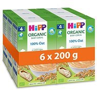 HiPP BIO  Whole Grain Porridge - 6 × 200g - Dairy-Free Porridge