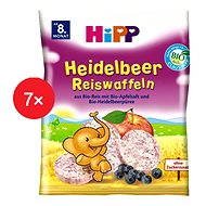 HiPP BIO Čučoriedkové ryžové oblátky - 7x 30g - Sušienky pre deti