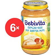 Bebivita   - Rice with Turkey - 6 × 220g - Baby Food