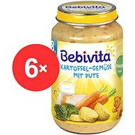 Bebivita Potato-vegetables with Turkey  - 6 × 220g - Baby Food