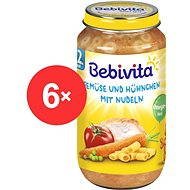Bebivita Vegetables and Chicken with Noodles - 6 × 250g - Baby Food