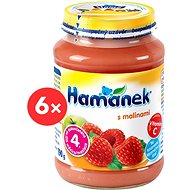 HAMÁNEK with raspberries 6× 190 g - Baby Food