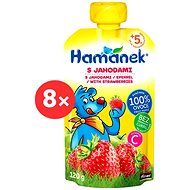 HAMÁNEK strawberry 8×120 g - Baby Food