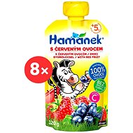 HAMÁNEK red fruit 8×120 g - Baby Food