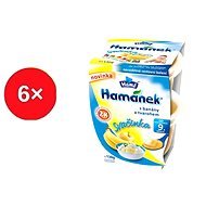 Hamánek Snack with bananas and curd cheese 6 × (2 × 130 g) - Baby Food