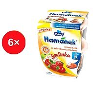 Hamánek Snack rice paddy with garden strawberries 6 × (2 × 130 g) - Baby Food