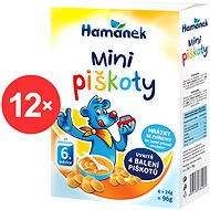 Hamánek mini biscuits 12× (4× 24 g) - Biscuits