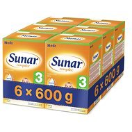 Sunar Complex 3 – 6× 600 g - Dojčenské mlieko