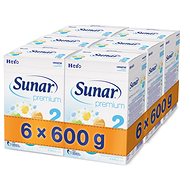 Sunar Premium 2 - 6 × 600g - Baby Formula