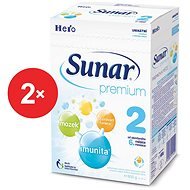 Sunar Premium 2 - 2x 600g - Dojčenské mlieko